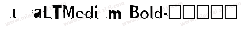 uturaLTMedium Bold字体转换